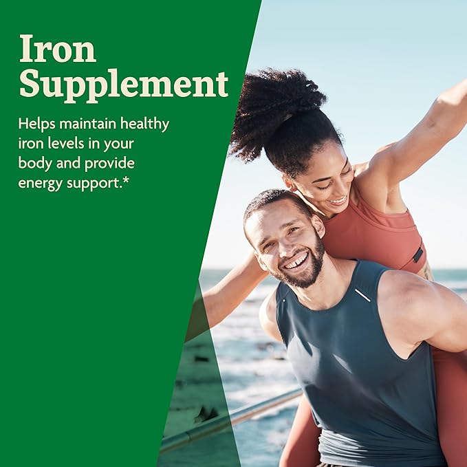 Floradix Iron Tablets - Iron Supplement with B Vitamins Folic Acid Vitamin C &amp More - Energy Support - Vegetarian &amp Gluten-Free - 80 Tablets (80 Servings)