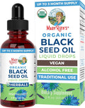 MARYRUTH'S Organics Black Seed Oil Liquid Drops Cold Pressed | 3 Month Supply | USDA Organic Black Cumin Seed Oil | Immune Support | Respiratory Health | Sugar&ampGluten Free | Vegan | Non-GMO | 2 Fl