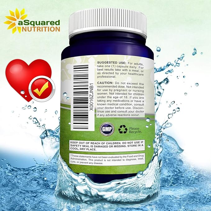 aSquared Nutrition CoQ10 (200 Capsules and 200mg) - High Absorption Vegan CO Q-10 Powder - Enzyme Ubiquinone Supplement Pills Extra Antioxidant Coenzyme Q10 Vitamin Coq 10 Alernative to Softgels