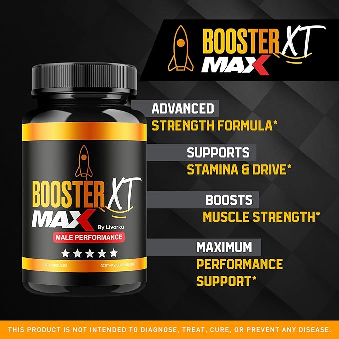 (2 Pack) Booster XT For Men MAX Strength Men's Supplement Booster XT Booster XT for Men Reviews BoosterXT Booster XT Reviews Buster XT Booster X T Capsules Pro Supplement Pastilla 120 Capsules