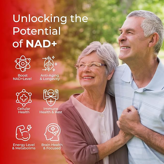 NAD+ Liquid Drops – with Resveratrol Quercetin Niacin &amp TMG – 10-in-1 Nutrient Support Formula for Cellular Energy &amp Wellness – Mixed Berry Flavor – 2 fl oz