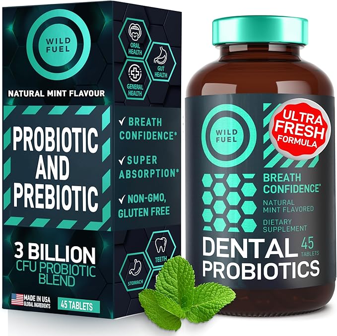 WILD FUEL Oral Probiotics for Oral Health and Keto Candy with MCT Oil Bundle