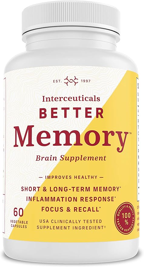 Better Memory Combo Kit - 3 Better Memory and 1 Better Memory PM - High Absorption Turmeric Extract* (4 Bottles Total)