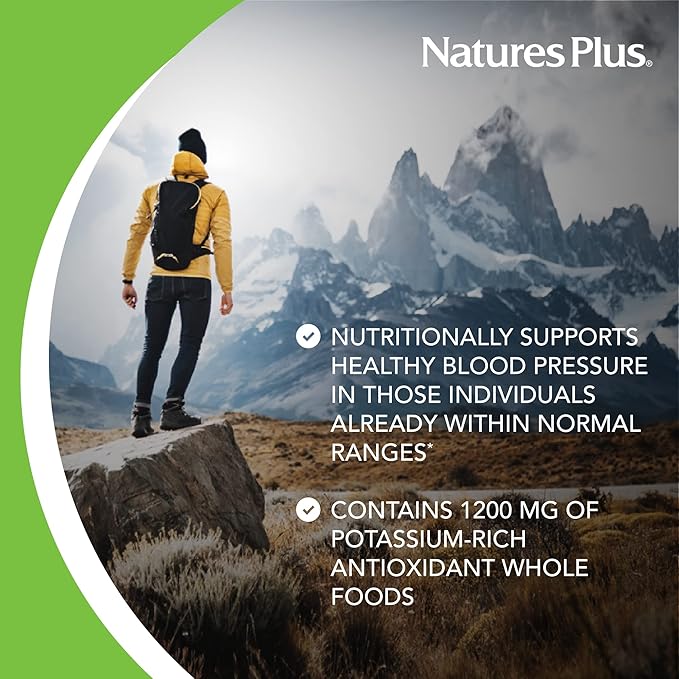 NaturesPlus AgeLoss Blood Pressure Support - 90 Tablets - with Trans-Resveratrol &amp 1200 mg of Whole Foods - Vegetarian Gluten Free - 30 Servings