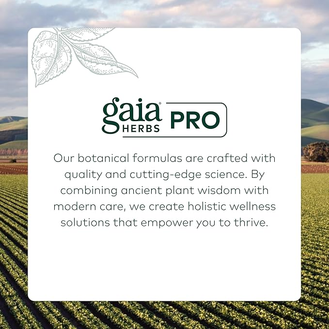 GAIA HERBS PRO Daytime HPA - Adaptogen Support Supplement Vitex Reproductive Formula - Aids Healthy Ovulation &amp Reproductive Function*