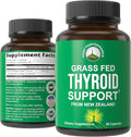 Raw Desiccated Thyroid Supplement. Grass Fed New Zealand Beef Neck &amp Thyroid Gland Capsules for Women and Men. Ancestral Living Ethically Sourced Bovine Supplements for Energy and Metabolism Suppo