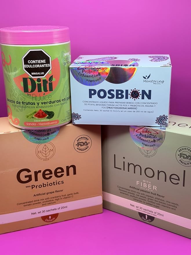 Posbion BPL1 Green ProbioticLimonel Fiber Juice Diti