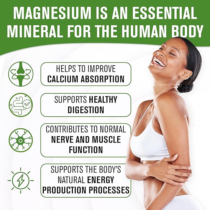NaturalSlim MagicMag Magnesium Citrate Powder Drink for Relaxation Stress Constipation Better Rest &amp Digestive Health Magnesium Supplement for Women and Men Raspberry Lemon 8oz