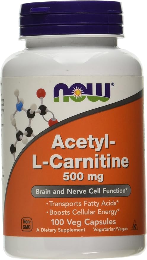 Now Foods - Acetyl-L Carnitine 500 mg 100 Vcaps