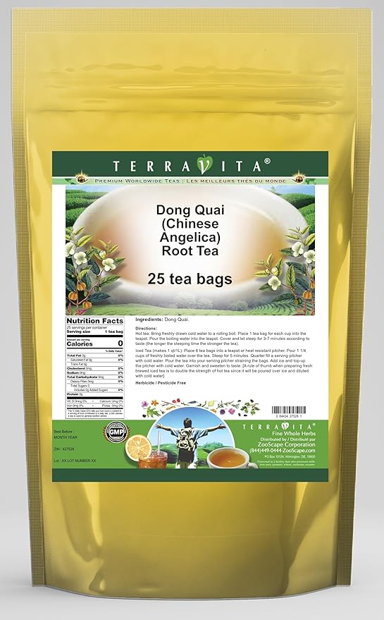 Dong Quai (Chinese Angelica) Root Tea (25 tea bags ZIN: 427528)