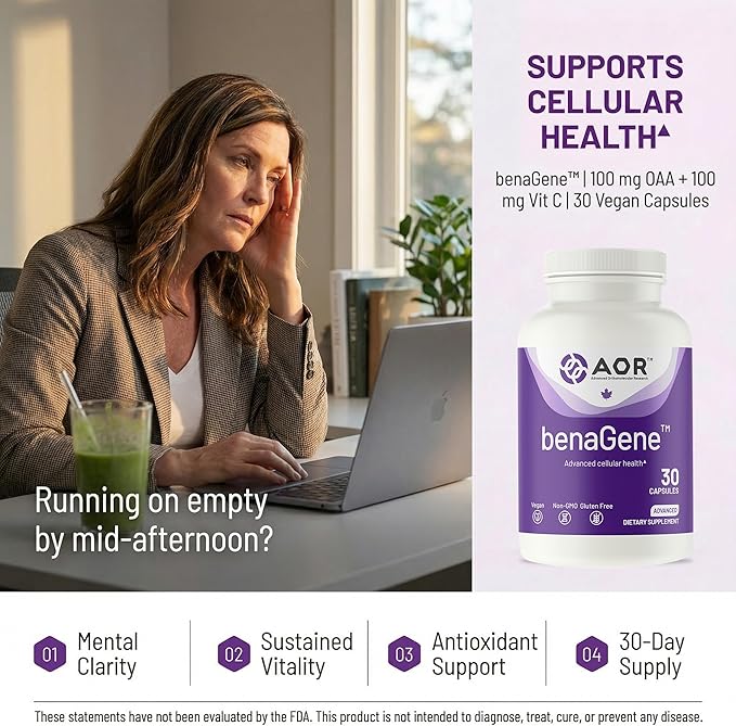 Advanced Orthomolecular Research AOR Benagene Capsules 30 Count