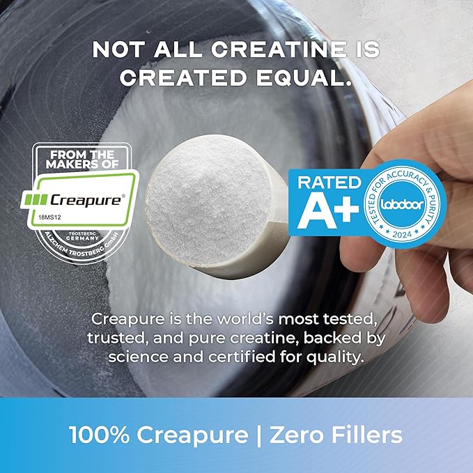 Muscle Feast Creapure Creatine Monohydrate Powder Vegan Keto Friendly Gluten-Free Mass Gainer Muscle Recovery Supplement and Trusted Creatine for Muscle Growth Creatine Powder Unflavored 500g