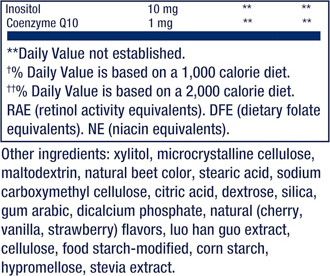 Life Extension Children's Formula Mix™ multivitamin for Kids 18 Essential Vitamins and Minerals Berry Flavored with no Added Sucrose Gluten-Free Non-GMO 120 chewable Tablets