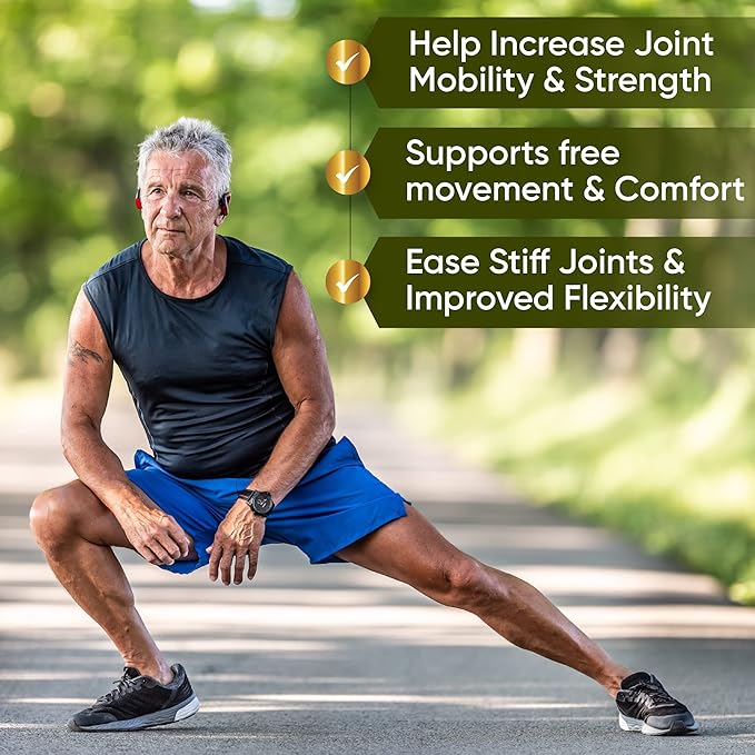 NutraPro Glucosamine Chondroitin MSM Joint Relief Supplements &amp Bone Health - for Knee &amp Joint Relief Bone Strength Joint Health Movement Flexibility Strength &amp Comfort.45 Days Servin