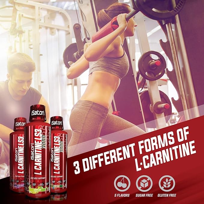 iSatori L-Carnitine LS3 Mixed Berry 1500mg (32 Servings) &amp BioGenetic Labs Forskolin Lean &amp Tone