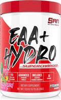SAN EAA Hydration | EAAs + BCAA| Muscle Recovery &amp Intra | 9G Essential Amino Acids + Electrolytes | Maui Punch 30 Serving