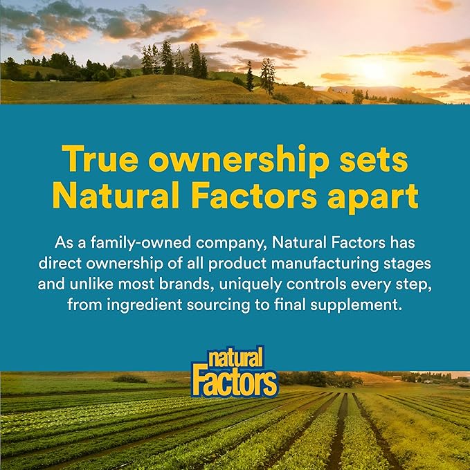 Natural Factors TravelBiotic Supports Colon and Immune Health Shelf Stable Probiotic Supplement 10 Billion CFU Vegan 60 Capsules (60 servings)