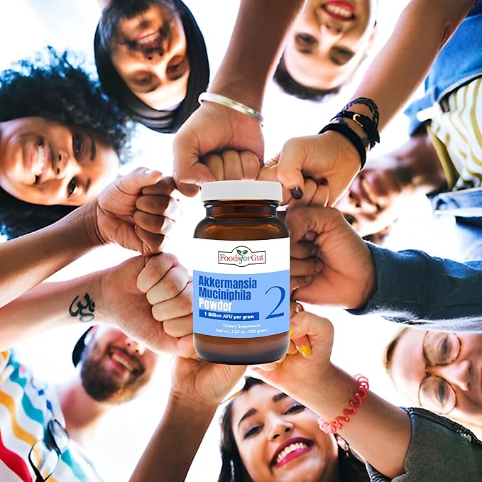Foods For Gut Akkermansia Muciniphila Powder 1 Billion AFU/g | Direct from Manufacturer | No Third-Party Storage | Digestive &amp Immune Support | (100 Gram)