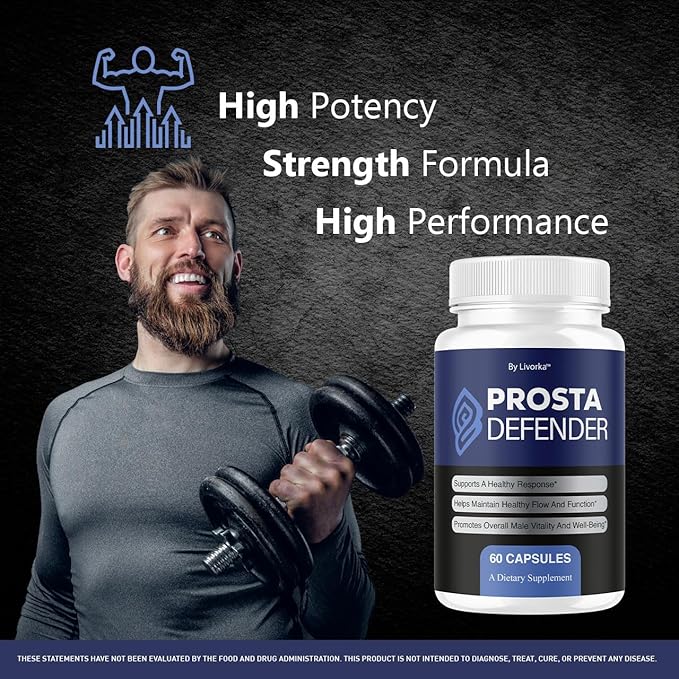 (3 Pack) ProstaDefender - Official ProstaDefender Capsules Support Supplement Premium Advanced Natural Formula Daily Pills Multivitamin for Overall Health &amp Wellness 180 Capsules for 3 Months