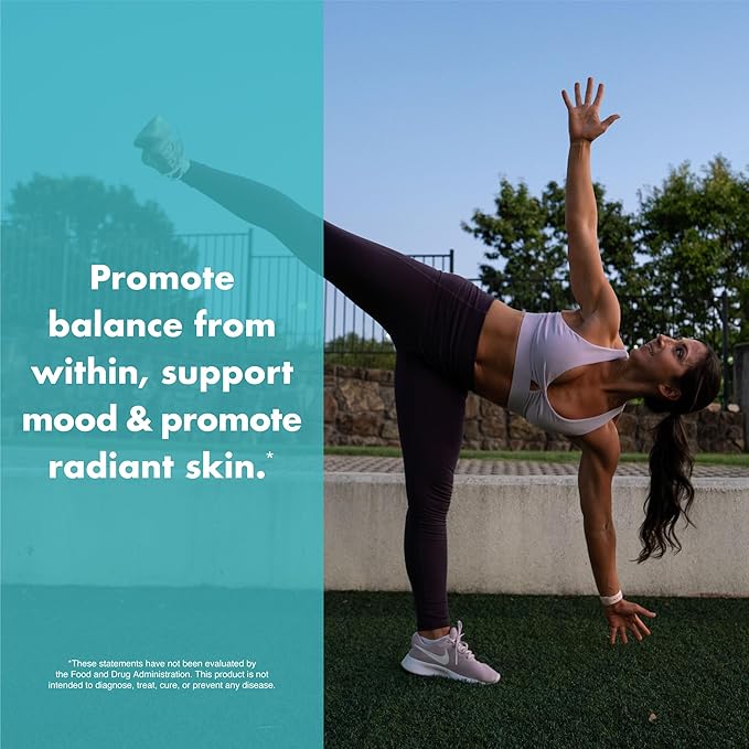 Essential Balance Hormonal Support and Vitamin Supplement for Women by Foxy Fit – Antioxidant Healthy Skin &amp Hair for Daily Use* (30 Servings)
