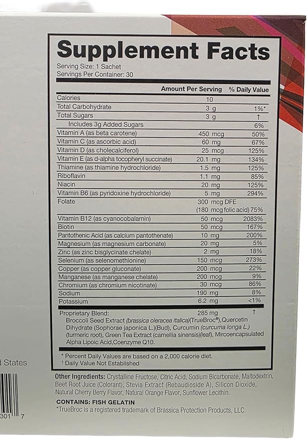 Max N-Fuze Nutritional Replenishment 30 Packets (0.24 Ounce) 30 Servings