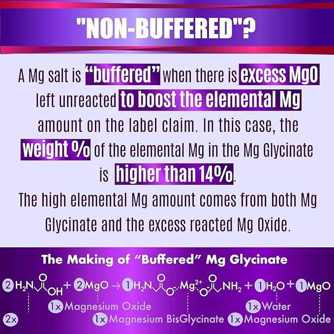 Folona Magnesium Glycinate with Vitamin B6 Research Proven to Enhance Absorption 1350mg Fully Chelated - Supports Sleep Stress Relief Energy Muscle Cramps - Gluten Free NonGMO 180 Vegan Capsules