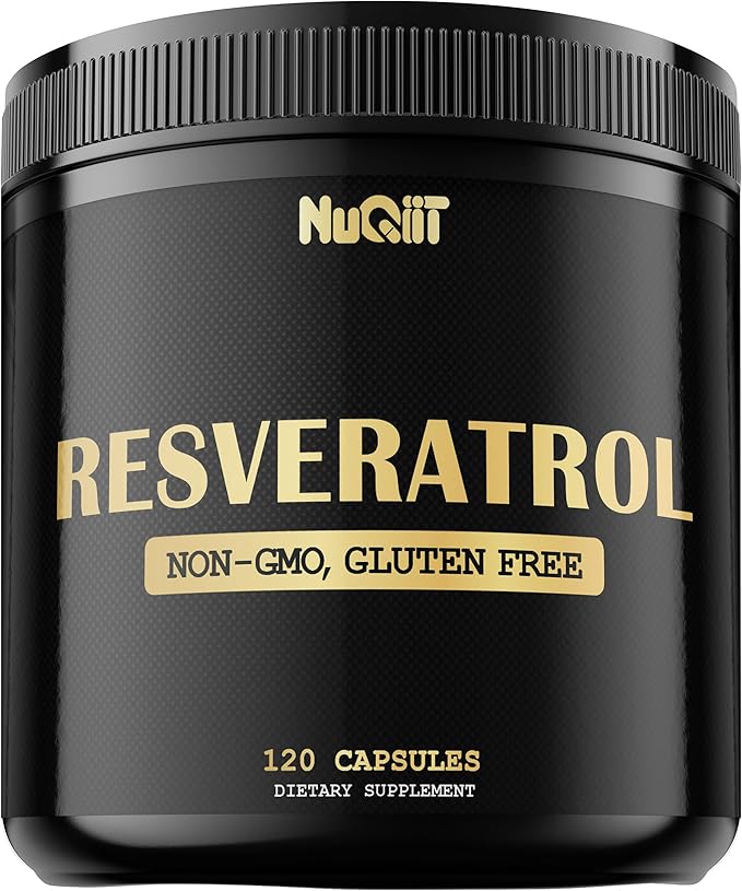 Trans Resveratrol 1000mg Supplement - Impressive Benefits for Immune System Energy Production &amp Heart Health Support - 120 Vegan Capsules for 2 Months