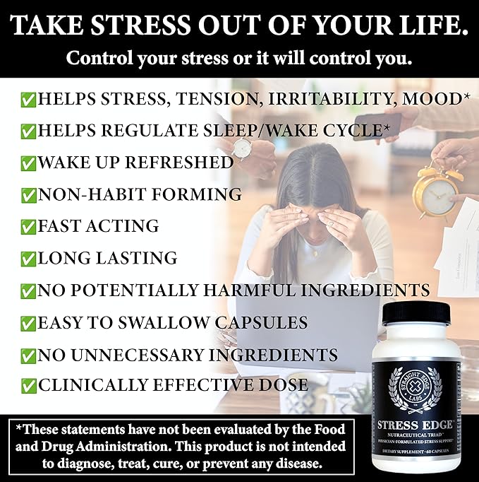 Alcohol Cravings and Stress Relief Physician-Formulated Stop Drinking Alcohol Calm Mind and Body Fast Acting