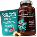 OmniBiotics Vegan Omega 3 DHA EPA Supplement – MD-Certified Prenatal Supplement with 8X More DHA Than Krill Oil Fish-Free Non-GMO – 60 Vegan Capsules