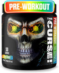 JNX SPORTS The Curse! Sour Candy Pre Workout Powder with Creatine – Extreme Energy Preworkout for Men &amp Women – 50 Servings – L Citrulline Beta Alanine &amp Caffeine for Pump Strength &amp Foc