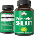 PrimaVie Purified Shilajit Capsules Made with Pure Shilajit Powder. Clinically Tested Natural Supplement with 40+ Trace Minerals Fulvic Acid. Tablets Support Mitochondria + Brain Function