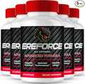 Ereforce Capsules Official Ereforce Supplement Pills for Men - Maximum Strength Performance All Natural Support for Overall Health and Wellness Advanced Ere Force Pills Reviews (5 Pack)