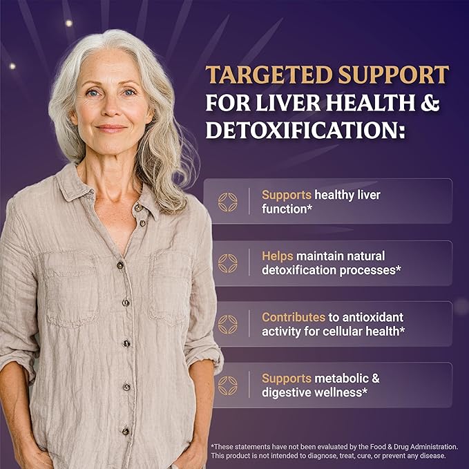 EVERFAITH Livergy - Liver Cleanse Detox &amp Repair - Liver Support &amp Health Supplement - with Milk Thistle Beet Root Extract Turmeric Dandelion &amp More - Vegetarian Gluten Free Non-GMO -