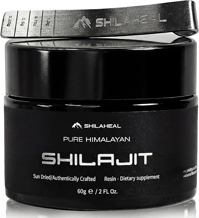 Shilajit Authentic Himalayan Shilajit Resin for Men &amp Women High Fulvic Acid Energy &amp Stamina Immune Support 85+ Trace Minerals Lab Tested Organic Shilajit Resin 100% Natural 60 Grams