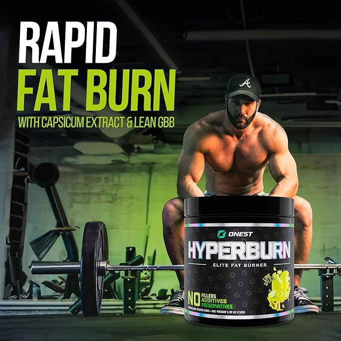ONEST Hyperburn Thermogenic Powder – 153g (30 Servings) Enhanced Energy Boost &amp Performance Support Supplement Sports Nutrition Powder