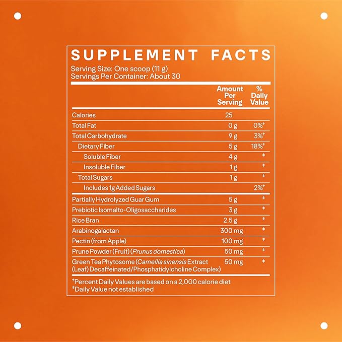 LTH Shift - Trusted by Life Time Members - Plant-Based Prebiotic Fiber Powder - Supports Hormone Gut Digestive &amp Heart Health - Unflavored (30 Servings)