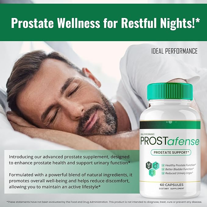 Prostafense Prostate Health Supplements for Men Capsules Official Prostafense All Natural Support Pills - Maximum Strength Premium Formula for Daily Wellness Prosta Fense Reviews (2 Pack)