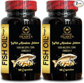 Fish Oil Omega 3 Supplements - Fish Oil Concentrate Fish Oil Supplement w/EPA &amp DHA Fatty Acids Omega 3 Fatty Acids from Wild Caught Fish - 2 Bottles 120 Capsules