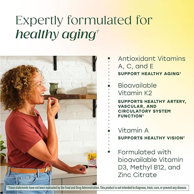 MegaFood Whole Body 55+ Womens Multivitamin - Multivitamin for Women - Vitamin D3 K2 Magnesium Citrate Biotin &amp Folate - Bone Health - Brain Heart &amp Immune Support - 90 Gummies 30 Servings