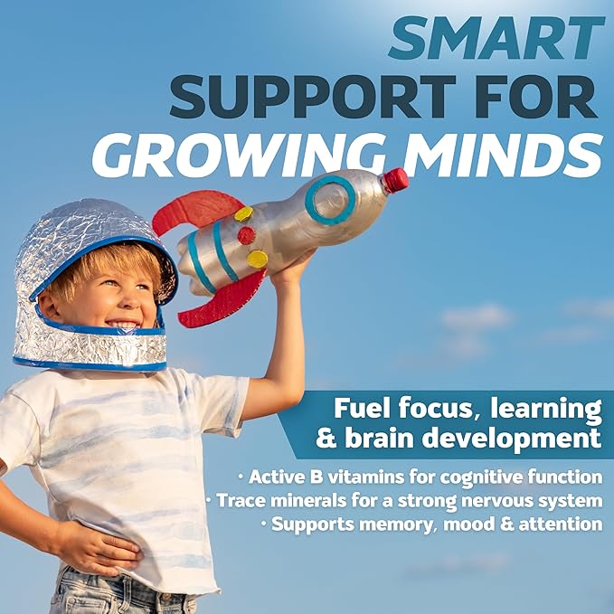 Nutri-Spec Mighty-Mins - Multivitamin for Kids with Iron in Chewable Form - for Children from 6 Months Through Adolescence - Easier to Absorb Gentle On Digestion - 240 Wafers
