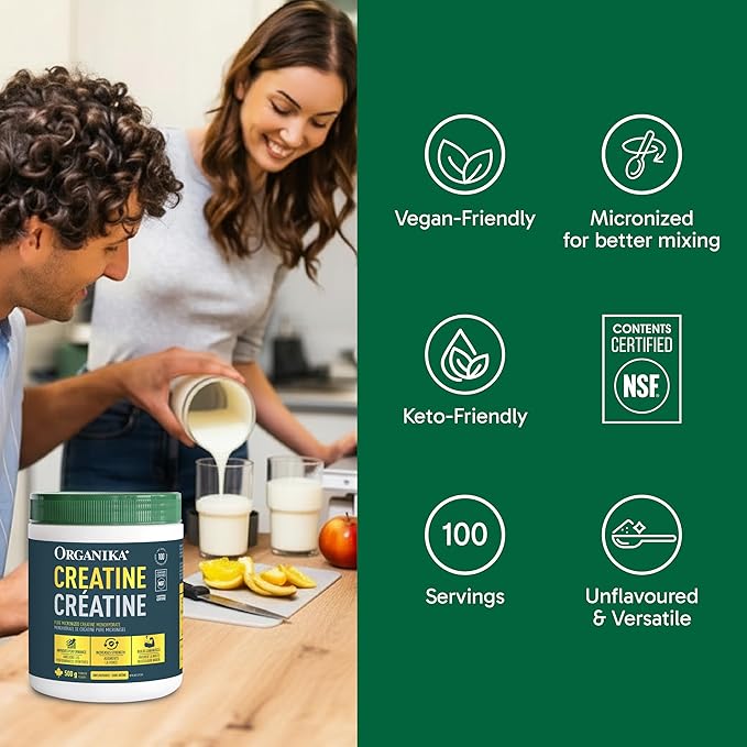 ORGANIKA Unflavoured Creatine Powder 500 GR