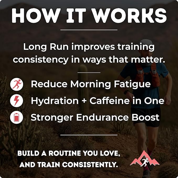 Long Run Coffee – Hydrating Coffee with Electrolytes – All Natural Energy + Hydration + Recovery for Athletes – Stomach Friendly Electrolyte Coffee for Runners (5 lb Medium Roast)