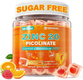 Zinc Picolinate Gummies + Copper Magnesium Methylated B Complex CoQ10 for Women Men High Absorption Chelated Zinc Copper Bisglycinate Supplements Immune Support Gummy - Sugar Free Vegan 60ct