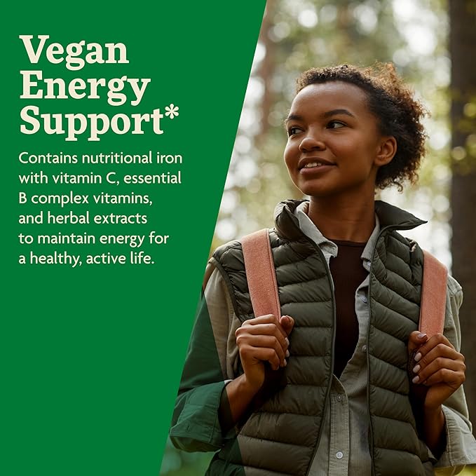 Floradix Floravital Liquid Iron &amp Vitamin Formula - Liquid Iron Supplement with C &amp B Vitamins &amp Herbs for Energy Support - Vegan Gluten-Free Yeast-Free &amp Non-GMO-16.9 Fl Oz