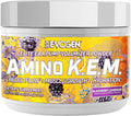 Evogen Amino K.E.M. - EAA &amp BCAA Powder Pump Volumizer | BCAAs Amino Acids Supplement for Blood Flow Muscle Growth &amp Hydration | BlackBerry Lemonade | 30 Servings
