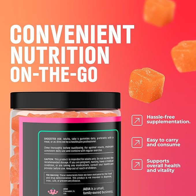 Jaeva Sugar Free Creatine Monohydrate Gummies 5g 5000mg for Men &amp Women Blueberry - 120 Count Pre Workout Energy Boost for Building Muscle and Strength Vegan Non-GMO - 3rd Party lab Tested