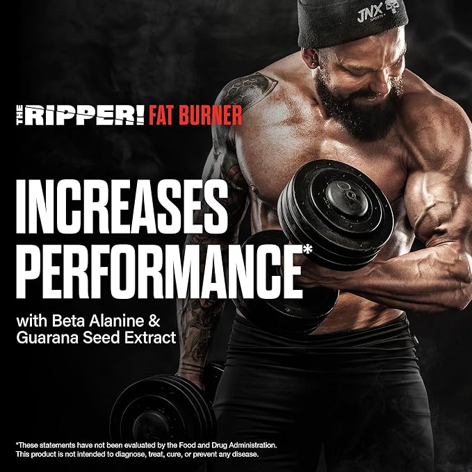 JNX SPORTS The Ripper! Fat Burner Pre Workout for Men &amp Women – Thermogenic Fat Burning Powder &amp Appetite Suppressant Boost Energy &amp Endurance – Pineapple Shred 30 Servings