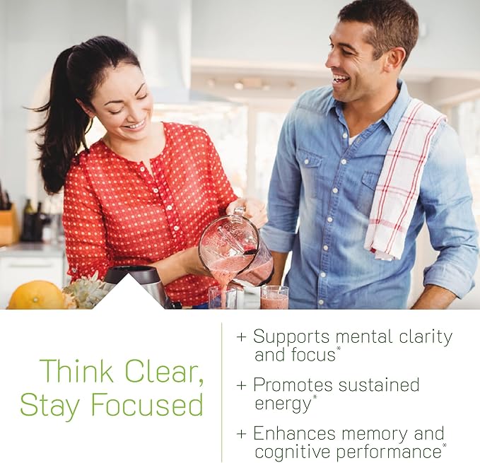 Irwin Naturals Healthy Brain All-Day Focus - 60 Liquid Soft-Gels - Boosts Mental Performance &amp Promotes Long-Term Brain Health - 30 Servings