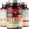 N1N Premium Organic Beet Root Capsules 1300mg 120 Veg Caps [Non-GMO &amp Gluten Free] All Natural Beet Root Powder for Energy Support
