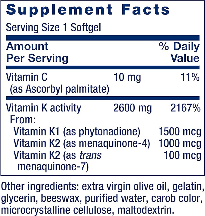 Jarrow Brocco Max 120 Veggie Caps &amp Life Extension Super K Vitamin K1 K2 MK-7 MK-4 Vitamin C Bone/Heart/Arterial Health Non-GMO 90 Softgels